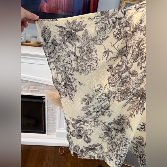 Maurices Ivory  Floral Kimono - Picture 3 of 9